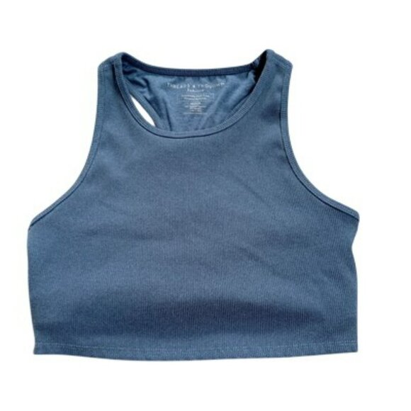 Two-Piece Womens Activewear M Stretchy Comfortable Pockets & Racerback Top - Picture 4 of 13